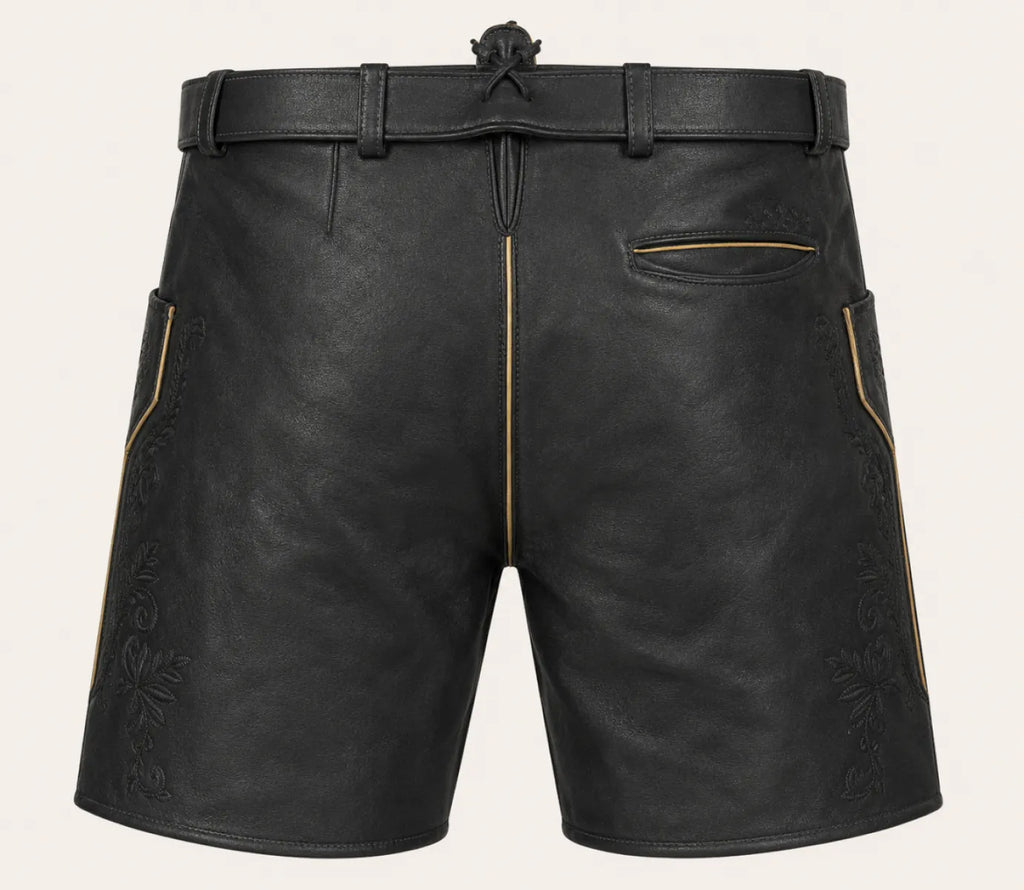 Taleco Tra. Maddox Lederhose Ursins Schwarz Nappalan