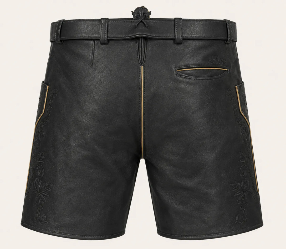Taleco Tra. Maddox Lederhose Ursins Schwarz Nappalan