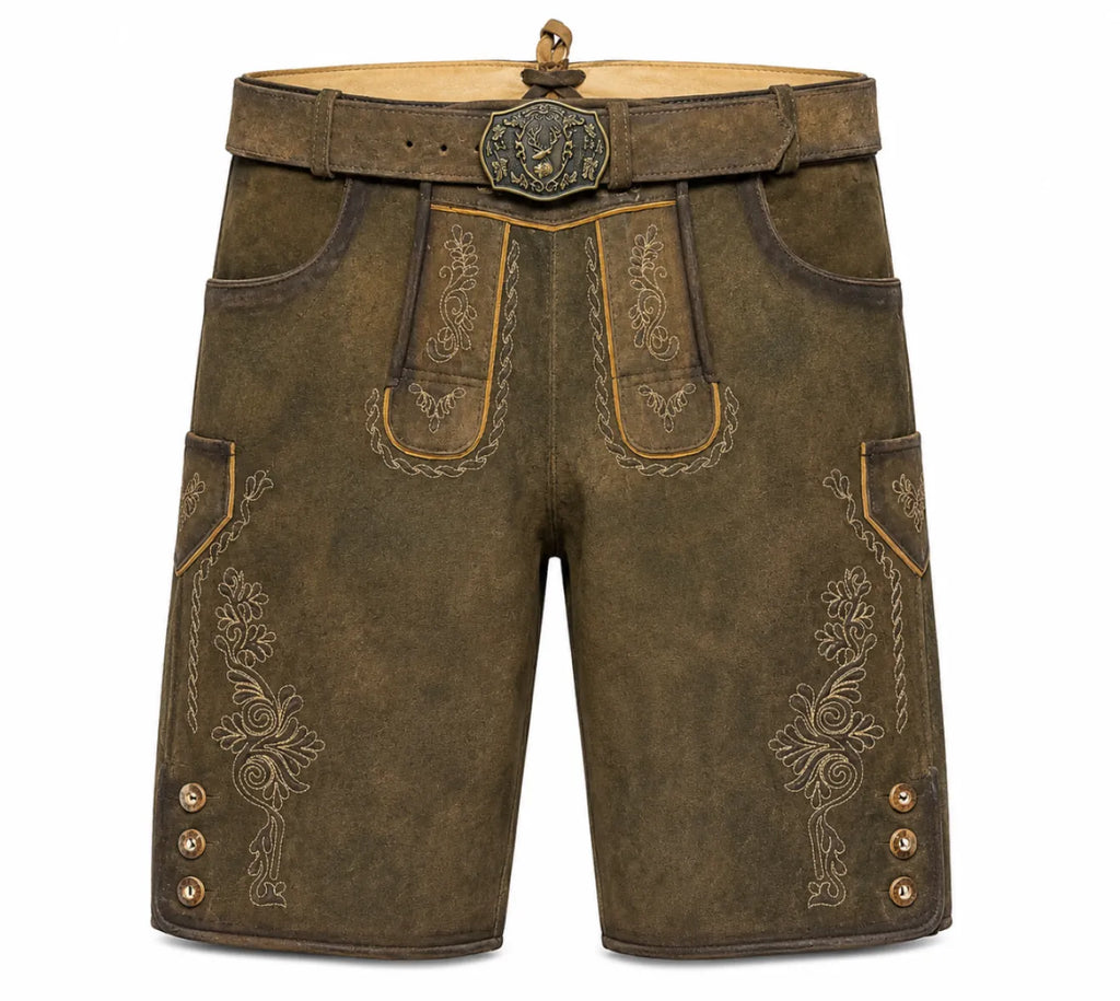 Taleco Tra. Maddox Lederhose Langsee Stroh