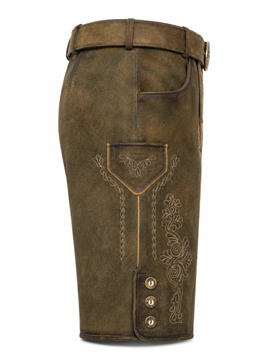 Taleco Tra. Maddox Lederhose Langsee Stroh