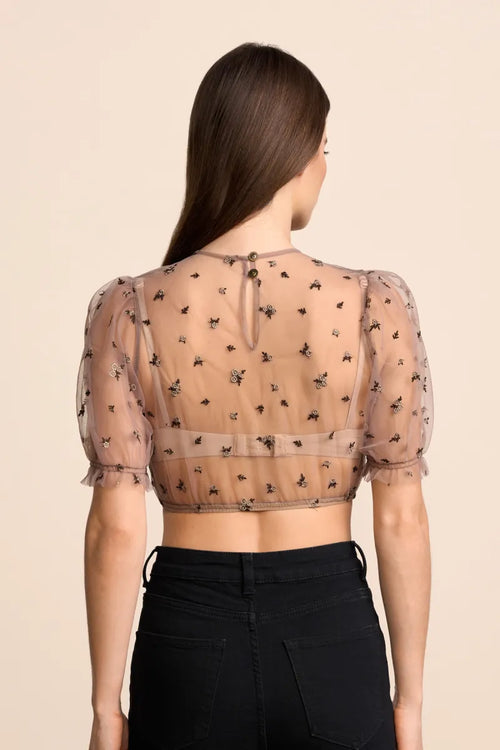 Krüger Krüger Dirndl blouse Arla(Bruin)