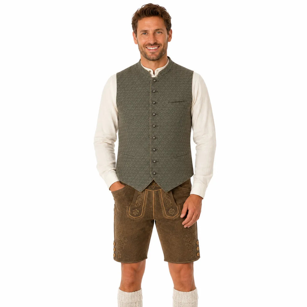 Marjo Tracht MarJo gilet Gottsdorf Agave olijf-groen
