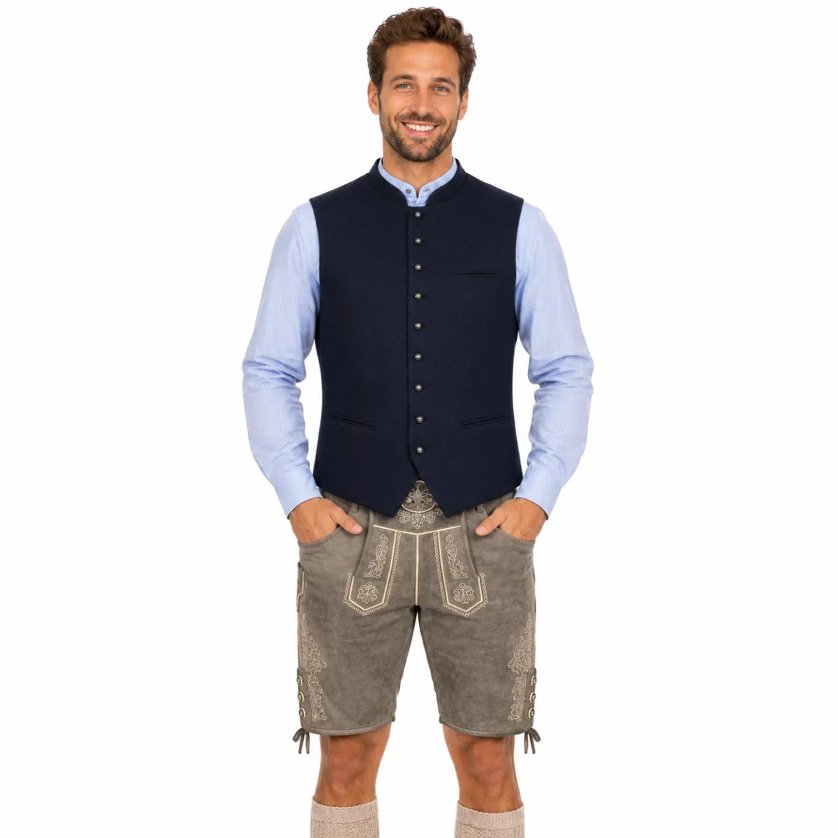 Marjo Tracht MarJo Gottsdorf gilet Midnight blauw