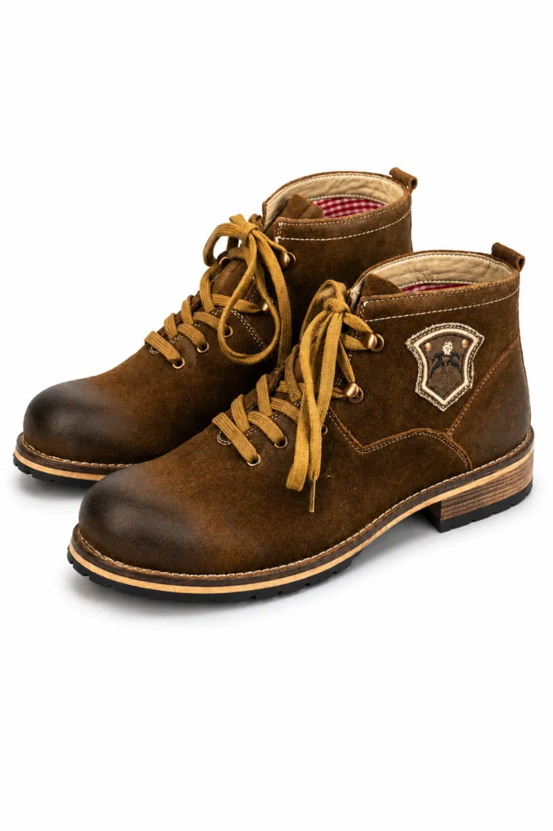 Taleco Tra. Trachten Boots Kaprun Espresso