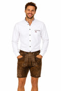 Taleco Tra. Maddox hemd 59 wit met rode afwerking