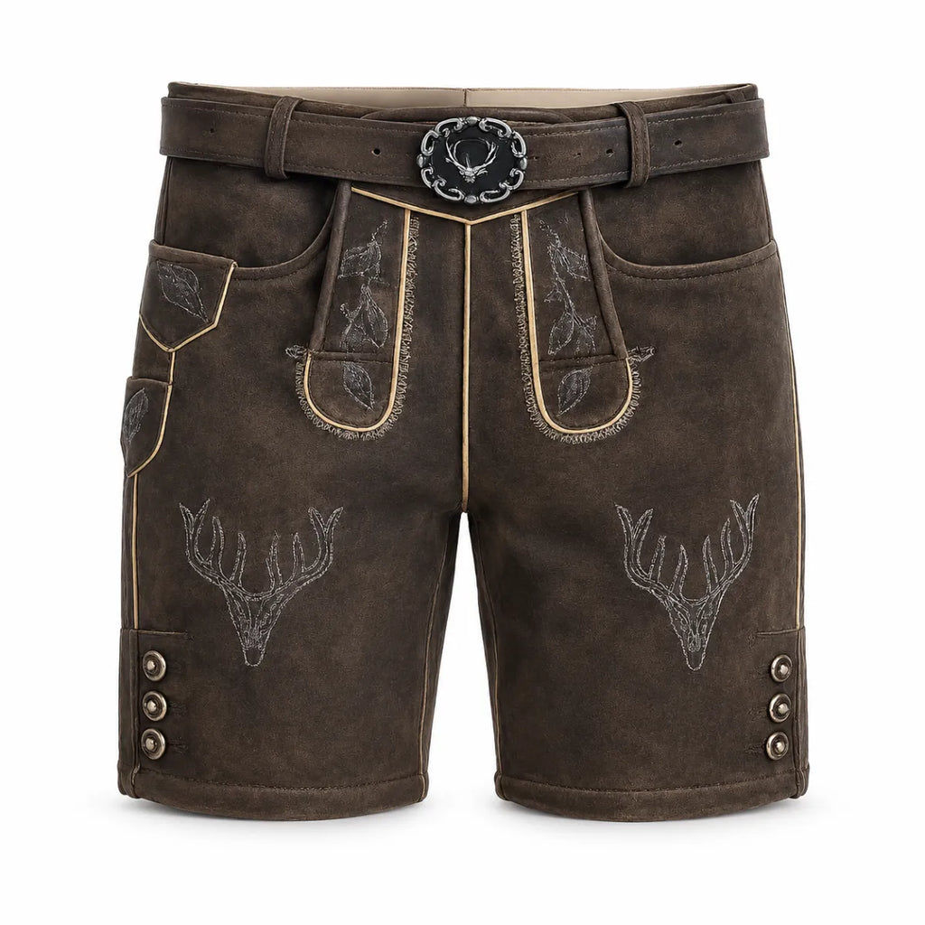 Benelux weas Lederhose Viktor 100% geitenleer