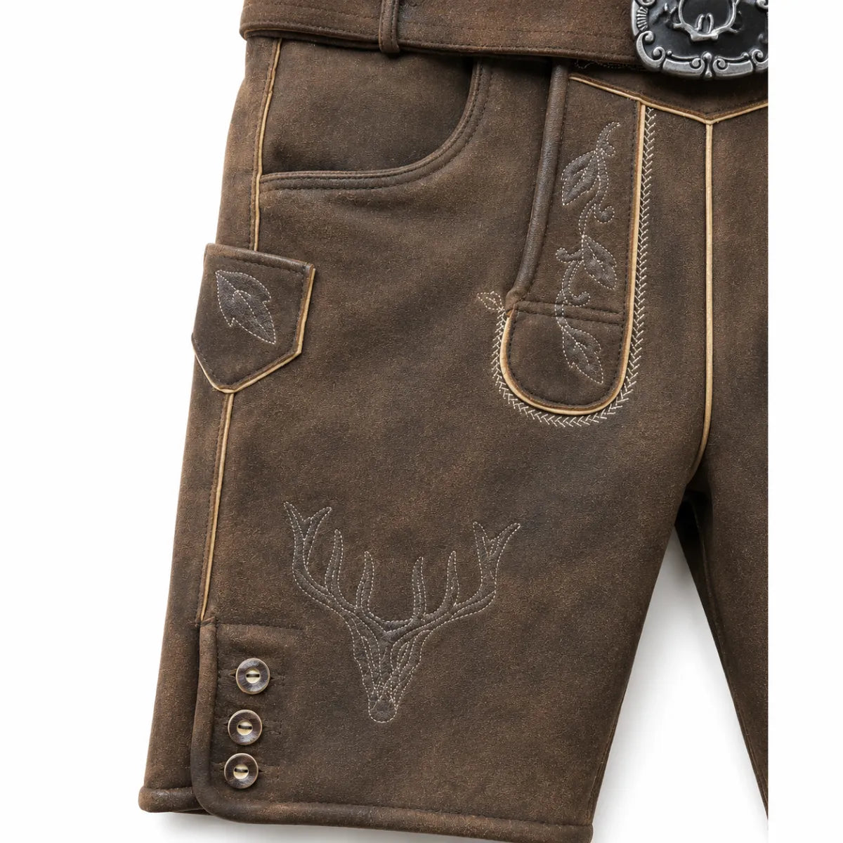Benelux weas Lederhose Viktor 100% geitenleer