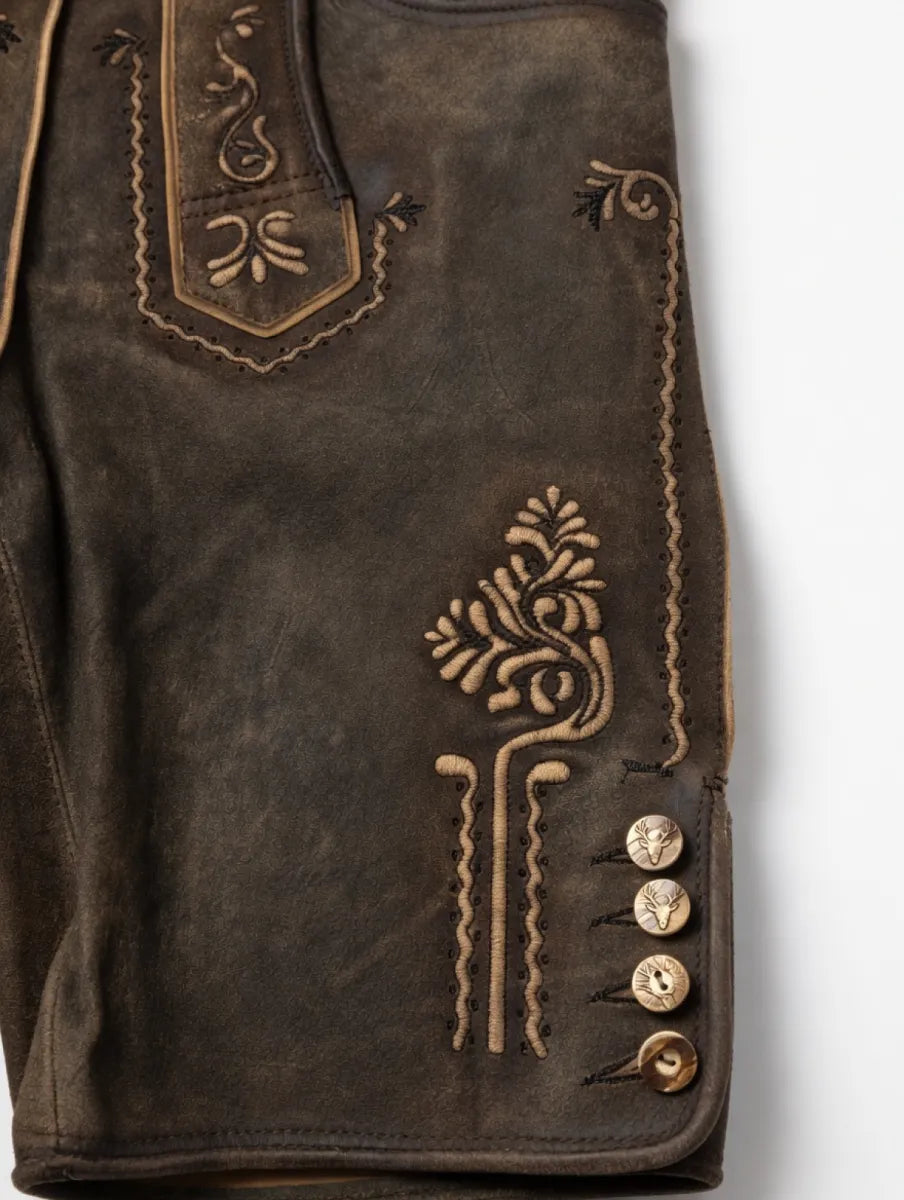 Taleco Tra. Maddox Lederhosen Zugersee Antik Kohle