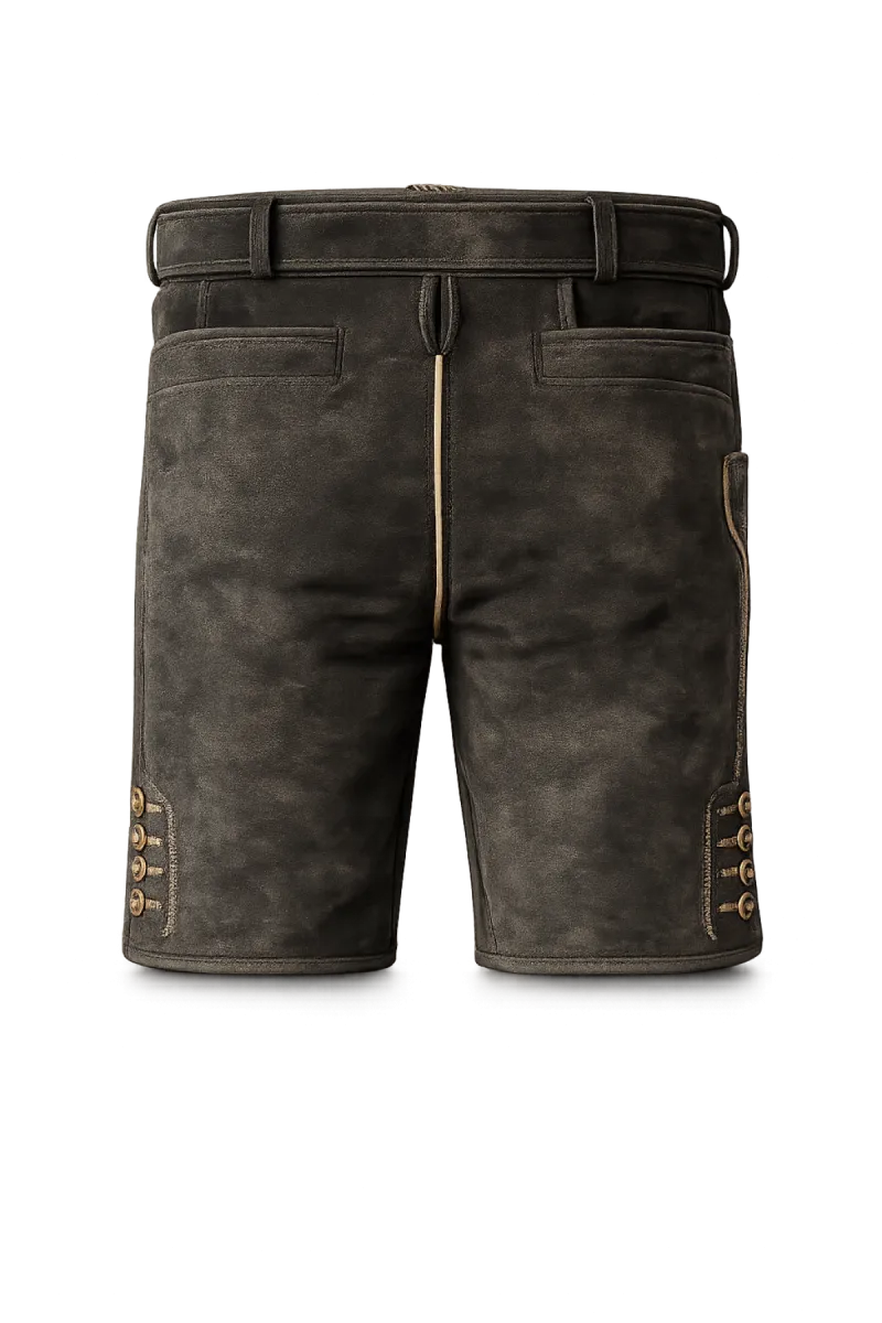 Stockerpoint Maddox Lederhose Bertl Grafit Gespeckt