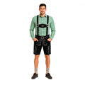 Lederhosenset Emil met groen hemd en sokken
