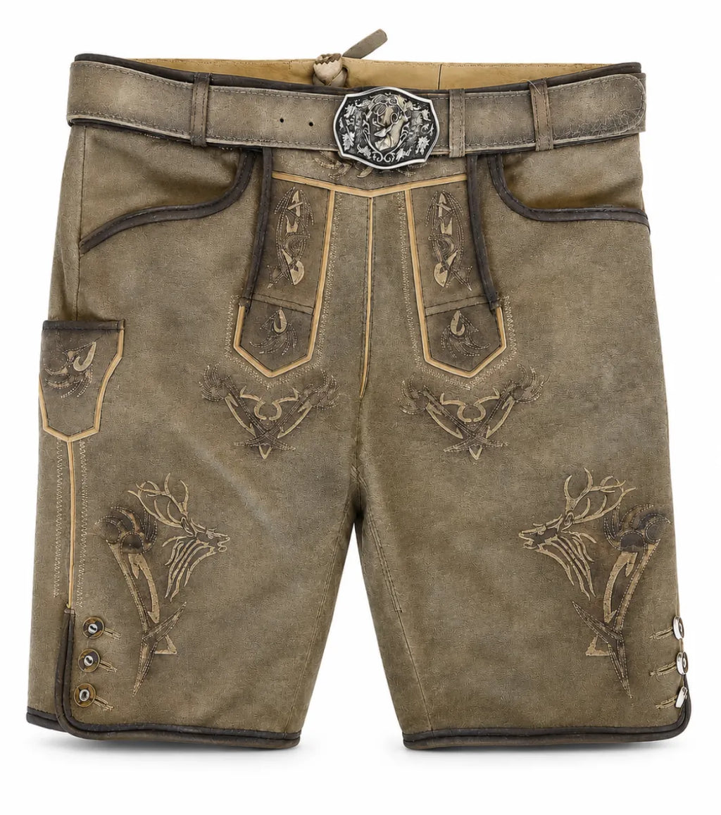 Taleco Tra. Maddox Lederhose Felixsee Antik Sahara Beige