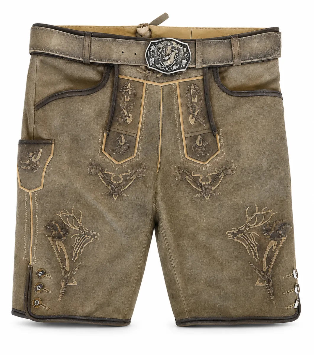 Taleco Tra. Maddox Lederhose Felixsee Antik Sahara Beige
