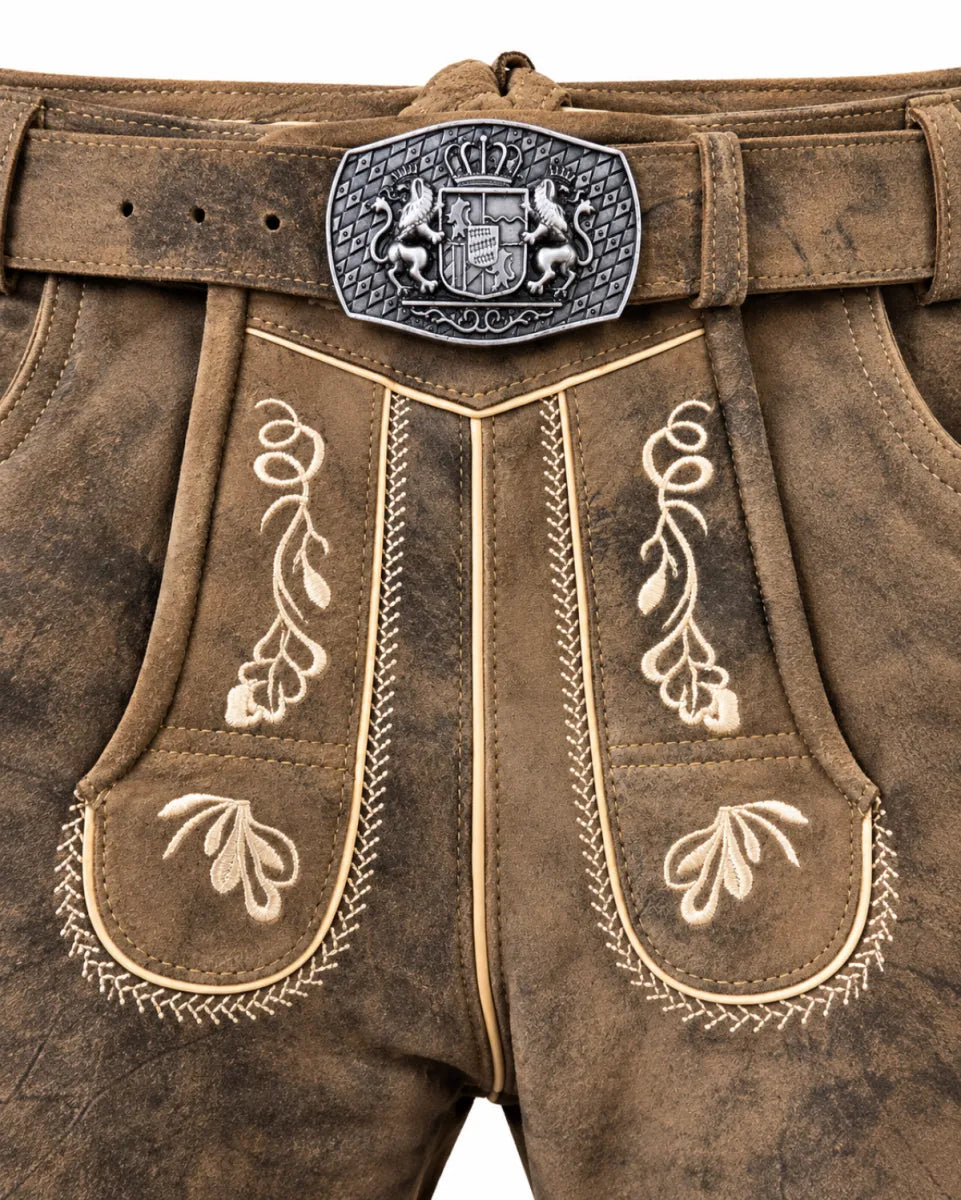 Benelux weas Lederhose Hermann 100% geitenleder