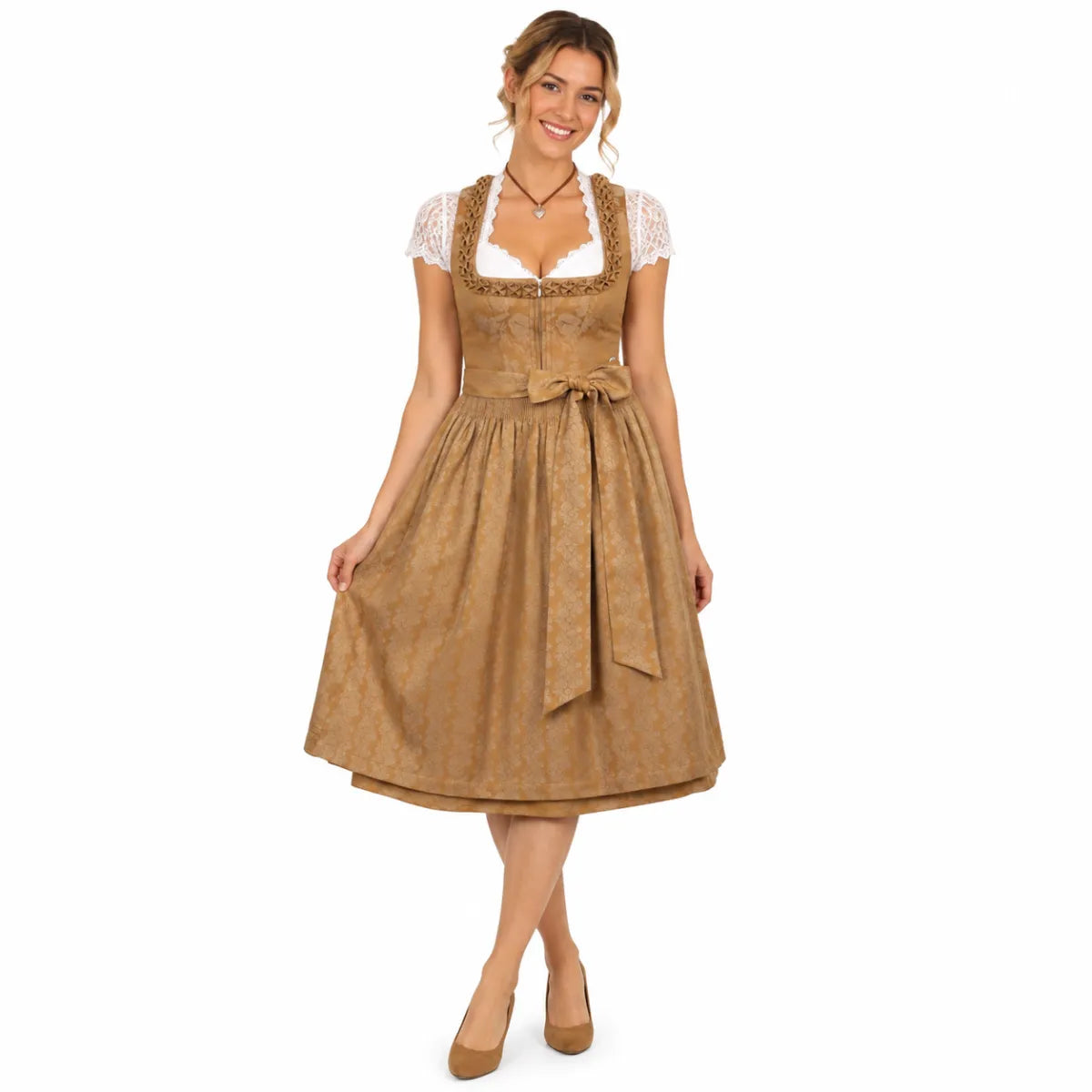 Marjo Tracht Marjo dirndl Hochleiten oker (70cm)
