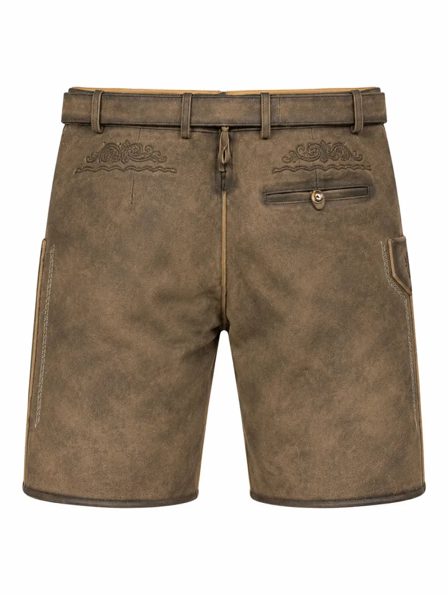 Taleco Tra. Maddox Lederhose Altrei kiesel nappato