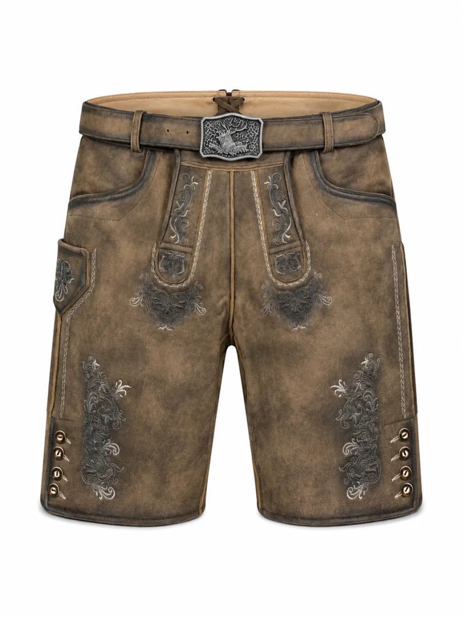 Taleco Tra. Maddox Lederhose Altrei kiesel nappato