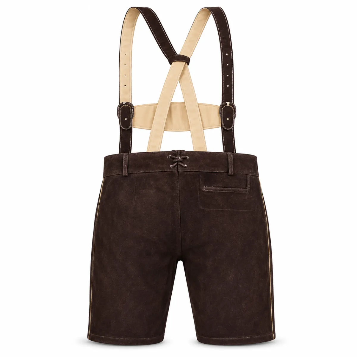 Ittahad Impx Lederhose Roland met bretels