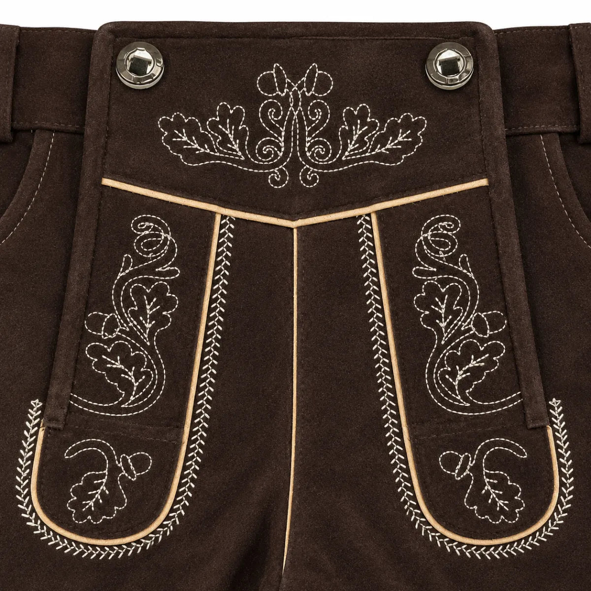 Ittahad Impx Lederhose Roland met bretels
