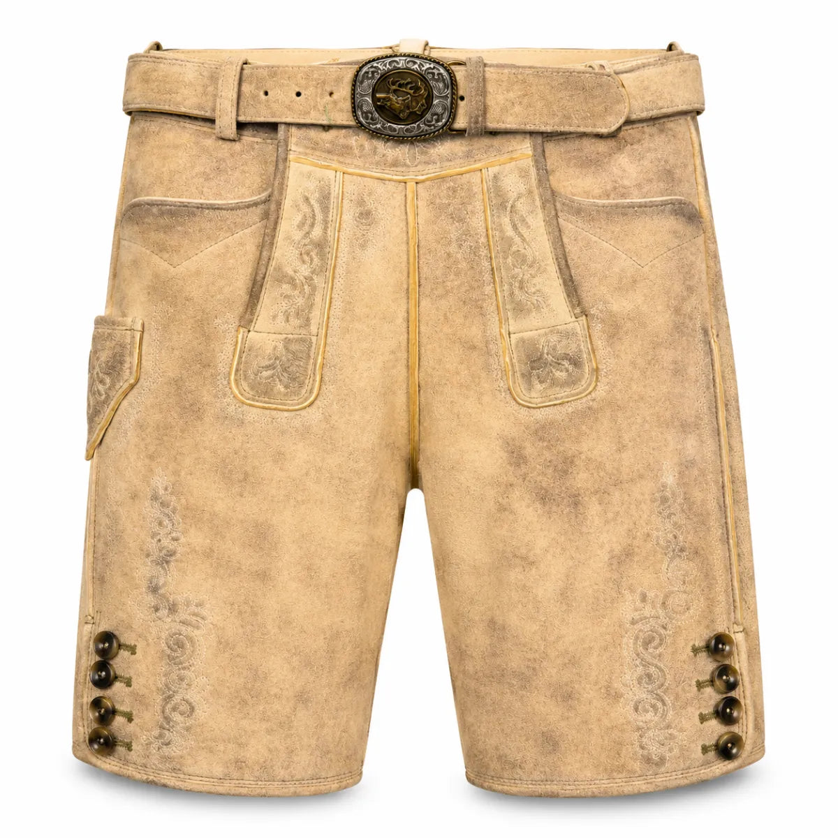 Taleco Tra. Schweigert korte lederhose 100% Hirschleder
