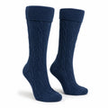Schumacher Trachtensok lang blauw
