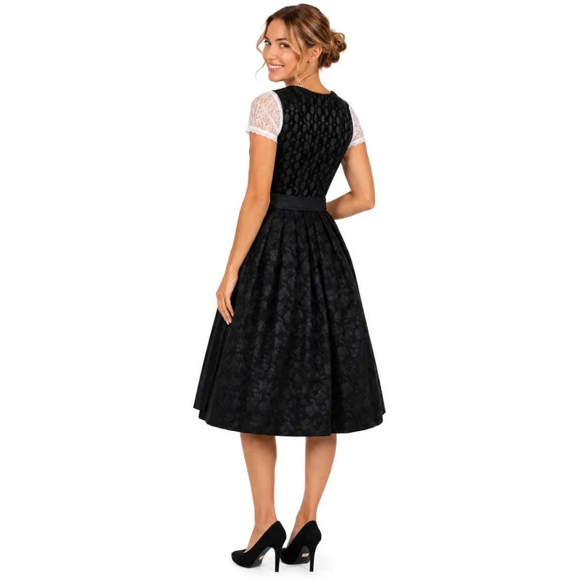 Marjo Tracht Marjo dirndl Willendorf zwart (70cm)