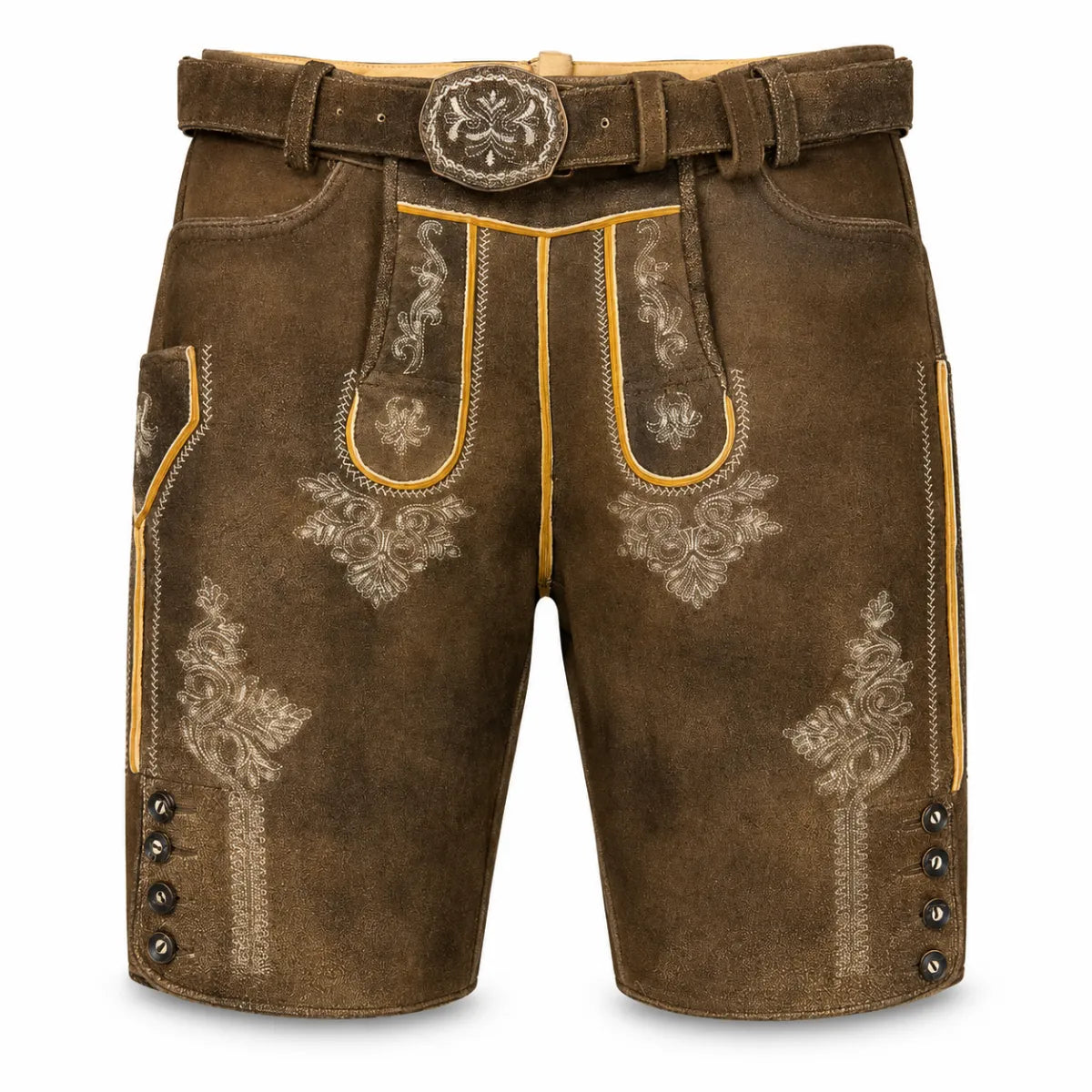 Zoth Schuhha Zoth korte lederhose van 100% Hirschleder